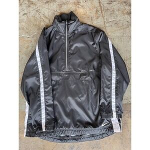 Vintage 90s Nike Anorak Windbreaker Pullover Black Men's Size Medium‎